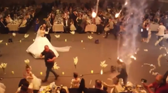 VIDEO: Novomanželský tanec ukončili plamene. Zverejnili detailné zábery tragického požiaru v Iraku