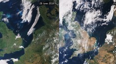 Ako horúčavy zmenili Európu: Pozrite sa na satelitné snímky PRED a PO