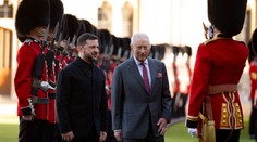 Británia: Kráľ Karol III. prijal vo Windsore ukrajinského prezidenta Zelenského