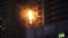 V Dubaji horel jeden z najvyšších mrakodrapov na svete