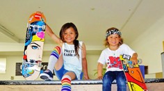 Majú len sedem a štyri roky, ale na skejtborde predvádzajú šialené veci