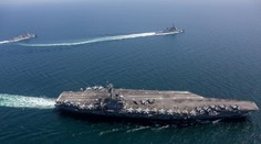 Americká lietadlová loď USS Abraham Lincoln priplávala na Blízky východ