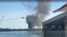 VIDEO: Požiar v Bratislave. K oblohe stúpa čierny dym