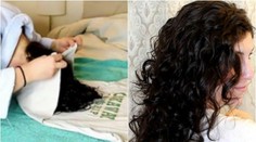 Chcete si vytvoriť krásne vlny? Stačí vám k tomu len tričko