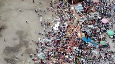 VIDEO: Nešťastie v Kolumbii. Pri zrútení tribúny počas býčieho zápasu zomreli štyria ľudia