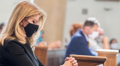 Čaputová bola po dlhšej dobe v kostole. Uctila si sv. Cyrila a Metoda