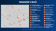 Mapa mŕtvych tiel v Buči. Za každým je nejaký príbeh