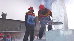 Ľadový šampionát na Skalnatom plese. Sochy z ľadu vyrezávajú tímy z celého sveta