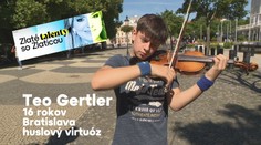 Má iba 16 rokov a už je považovaný za svetovú špičku. Huslový virtuóz z Bratislavy rozplakal aj Placida Dominga