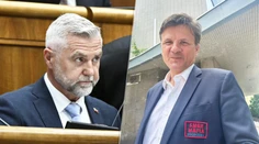 VIDEO: Za tri slová na saku musel Hlina odísť zo sály. Hrozí mu, že príde o tisícky eur