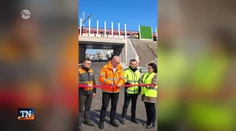 Podjazd otvárali dvakrát