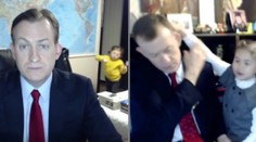 Legendárne video má pokračovanie. Neposedné deti experta BBC opäť v akcii