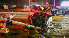 Opitý vodič rozmlátil semafor v Košiciach, skončil s ťažkými zraneniami