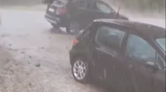 VIDEO: Búrky už trápia viaceré časti Slovenska. Na juhu sa objavila supercela