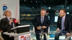 VIDEO: Kolegovia zo štúdia si vystrelili z videoanalytika Igora Tótha