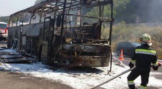 V Bratislave horel autobus