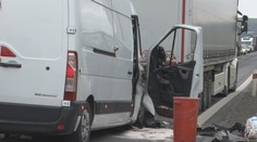 Vážna nehoda kamióna a dodávky odstavila hlavný ťah na Poľsko. Vodiča, ktorý sa druhýkrát narodil, vystrihovali