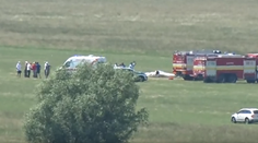 Nehoda na Záhorí: V Holíči sa zrútil vetroň, zasahoval aj záchranársky vrtuľník