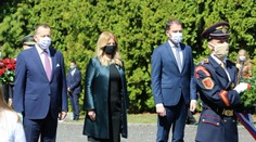 Najvyšší ústavní činitelia si pripomenuli koniec 2. svetovej vojny