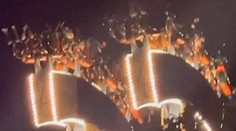 VIDEO: Zábery hrôzy. Ľudia sa zasekli na kolotoči, pol hodiny viseli dole hlavou