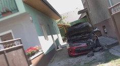 Horiace auto v Nemšovej ohrozovalo rodinu s tromi deťmi