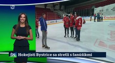 Hokejisti Bystrice sa stretli s fanúšikmi