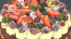 Vianočná štóla s marcipánom