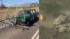 VIDEO: Zúfalá ofenzíva kovového šrotu. Rusi vytiahli na bojisko Žiguliaky, 70 až 90 % vojakov útok neprežije