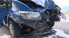 Pri Prešove sa kamiónu počas jazdy odtrhlo koleso a vrazilo do dodávky