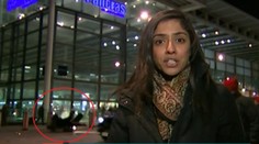 Nehoda v priamom prenose: Motocyklista zrazil chodca počas živého vstupu