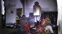 Mojsejovej butik niekto podpálil