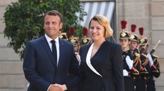 Emanuel Macron privítal v Elyzejskom paláci Zuzanu Čaputovú: Slovensko je v jadre EÚ, povedal