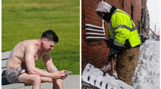 Niekde sa ľudia opaľovali, inde odhrabávali sneh a bojovali so záplavami. USA potrápilo šialené počasie