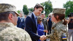 Kanadský premiér Trudeau pricestoval do Kyjeva na neohlásenú návštevu