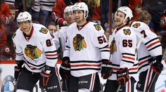 Hossa so Sekerom skórovali