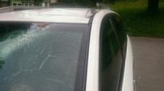 Spadnutý konár na auto sa majiteľke auta stal nočnou morou