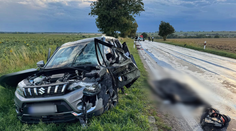 Zomrel pred očami rodiny. Auto, v ktorom sa viezla štvorčlenná rodina, sa zrazilo s nákladiakom