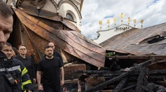 Komponenty dronu, ktorý poškodil Kyjevsko-pečerskú lavru, vyrobili v Rusku. SBU tvrdí, že ide o Geran-2