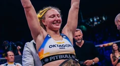 VIDEO: Oktagon má slovenskú šampiónku. Lucia Szabová deklasovala súperku a oslavuje titul