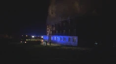 V Belušských Slatinách horel hotel. Podľa miestnych ho ktosi zapálil