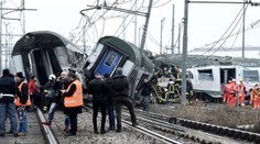 Pri Miláne sa vykoľajil vlak, traja ľudia mŕtvi a desiati v kritickom stave