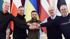 Návšteva štyroch prezidentov v Kyjeve: Duda nazval vojnu na Ukrajine terorizmom, Zelenskyj kritizoval Macrona