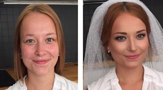 Jedna a tá istá žena. Slovenka len prešla rukami vizážistky