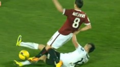 Slovák Michal Ďuriš dostal v zápase Plzne so Spartou tri žlté karty