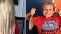 Chlapec vyzeral ako dievča, aby pomohol deťom s rakovinou