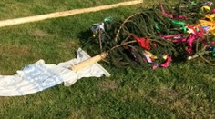 Ničili máje v centre obce. Vandalizmus alebo tradícia?