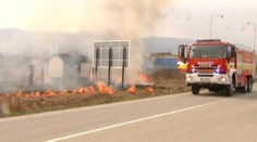 Plamene ohrozili plynovú stanicu. Šírili sa naozaj rýchlo