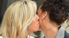 Macronovci prijali Rihannu. Nebola by to ona, keby nešokovala