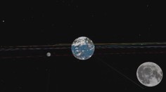 Medzi Zemou a Mesiacom preletel asteroid