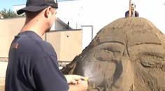 Nevídané umenie: Sochári z Michaloviec modelovali z 50 ton piesku